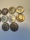 Lot of 10 1969 Kennedy Half Dollars 40% Silver, $5 Face Value — photo 6
