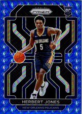 2021-22 Panini Prizm NBA 75th Anniversary Logo #329 Herbert Jones RC Rookie Card