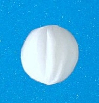 Winterdeko SCHNEEBALL aus SCHNEEWATTE, künstliche Schneebälle Watte weiß 10cm.