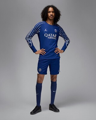 Nike PSG Jordan 2024/25 Match Fourth Soccer Jersey Blue