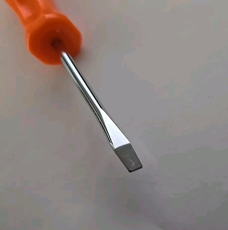 Pocket Screwdriver Snap-on 5-Pack - Reversible Flat/Phillips Tip, Red Handle, Made In USA Edc Screwdriver