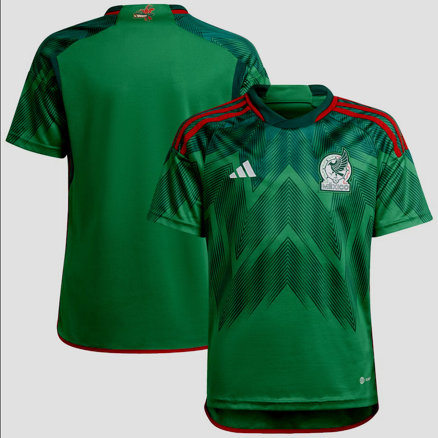 ADIDAS MEXICO NATIONAL TEAM ADULT AEROREADY HOME GREEN ADULT SOCCER JERSEY NWT