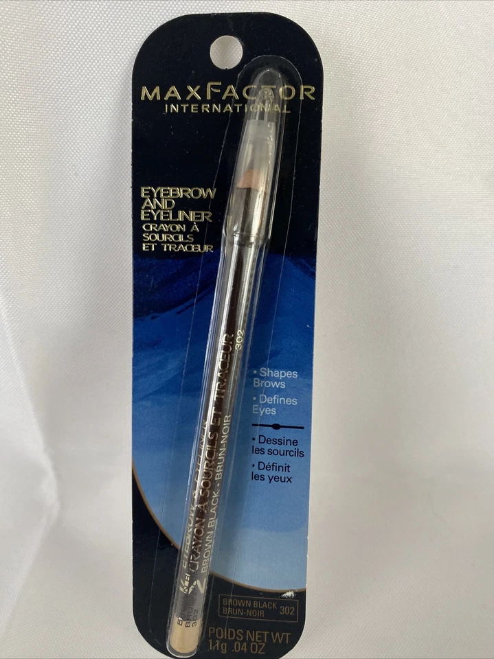 Delineador de cejas y ojos MAX FACTOR #302 marrón/negro con pinzas gratis Foto 4 de 4