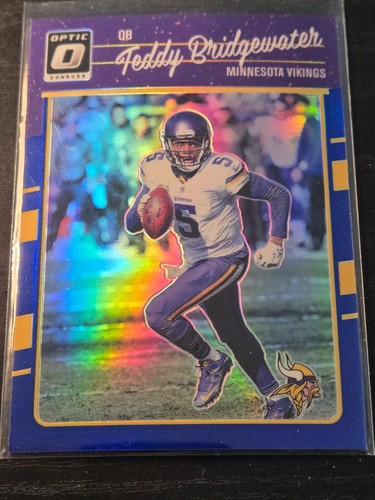 2016 Donruss Optic Blue Holo Prizm #D /149 Teddy Bridgewater #59