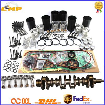 DB58 Engine Overhaul Rebuild Kit-Piston/Conrod/Crankshaft/Gasket/Valve forDoosan