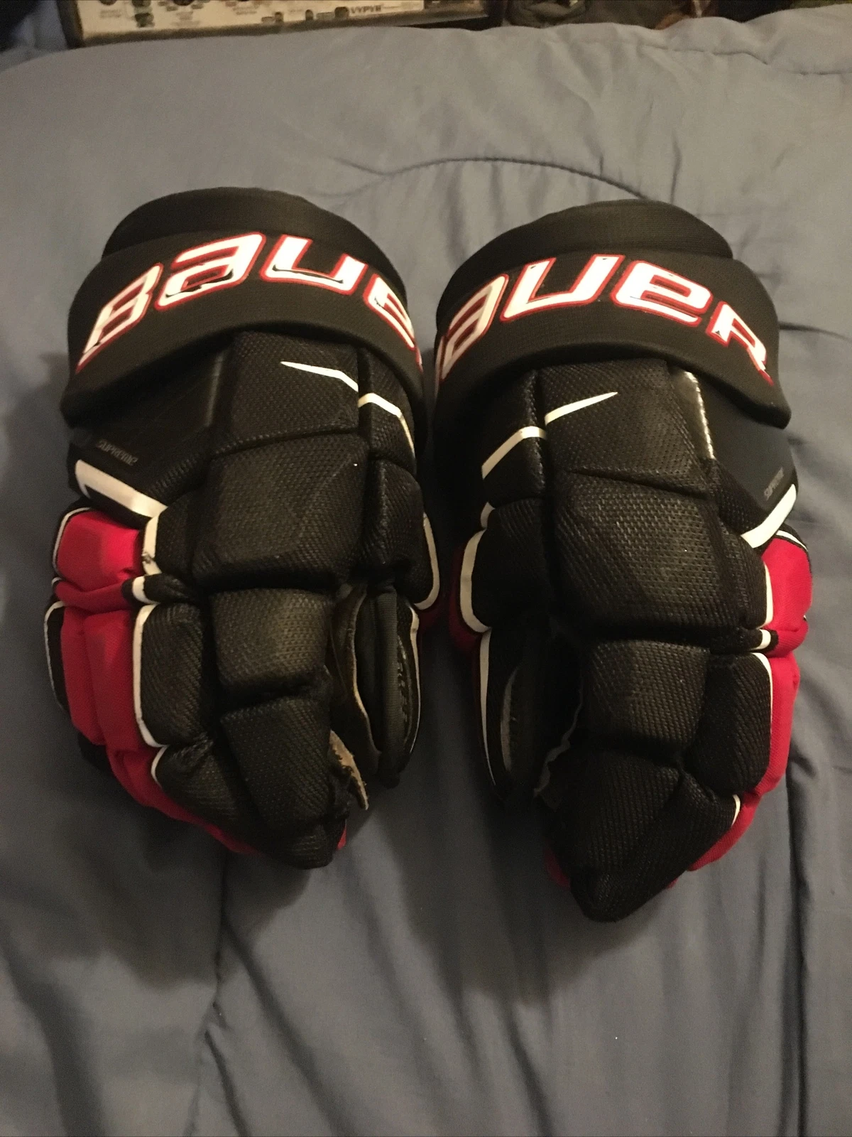 Gants ultrasoniques Bauer Supreme hockey senior taille 14