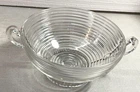 Depression Glass Manhattan 9” Large Footed Fruit Bowl Anchor Hocking  1938-43
