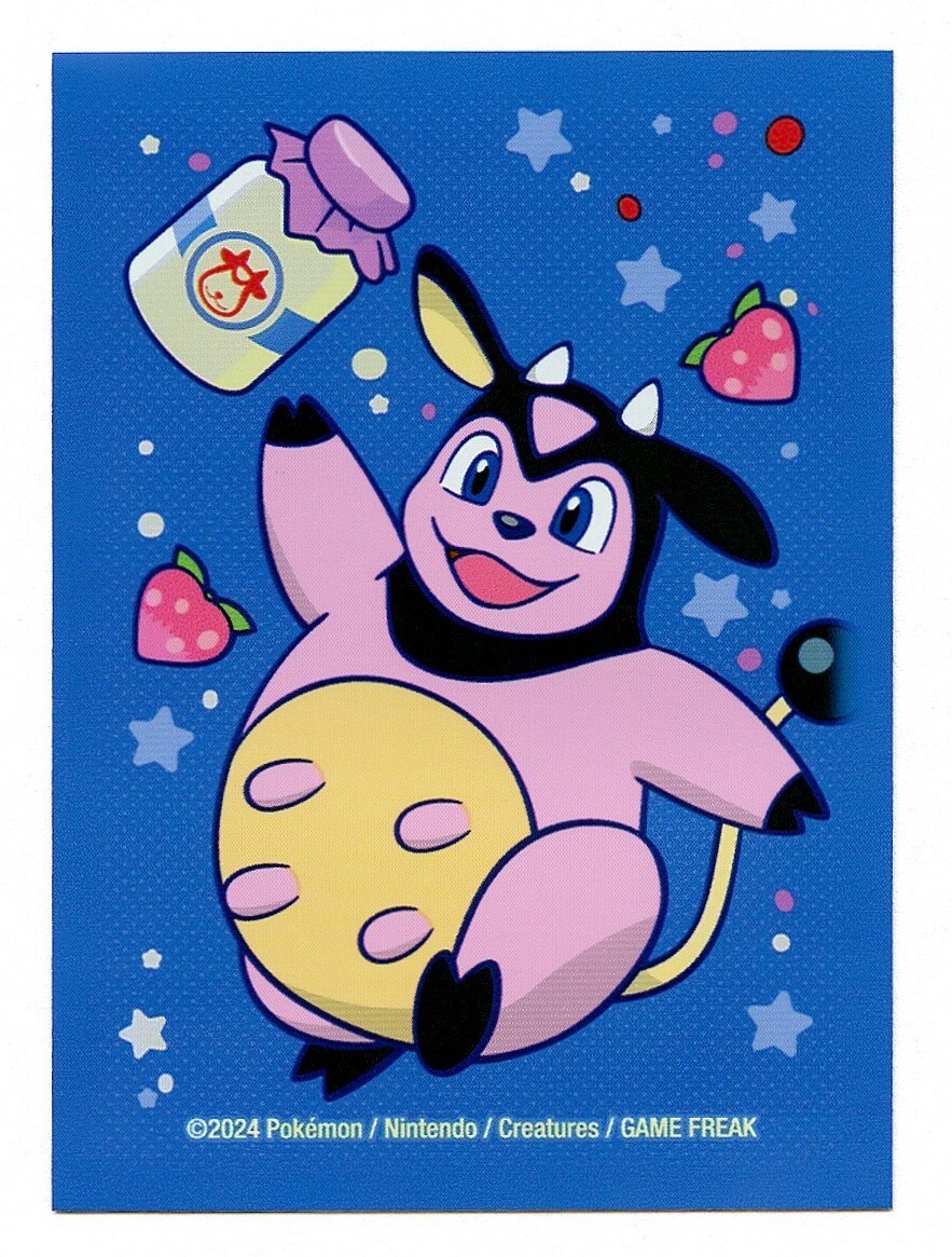 Moomoo Milk Medley Individual Card Sleeve Pokemon Center Original