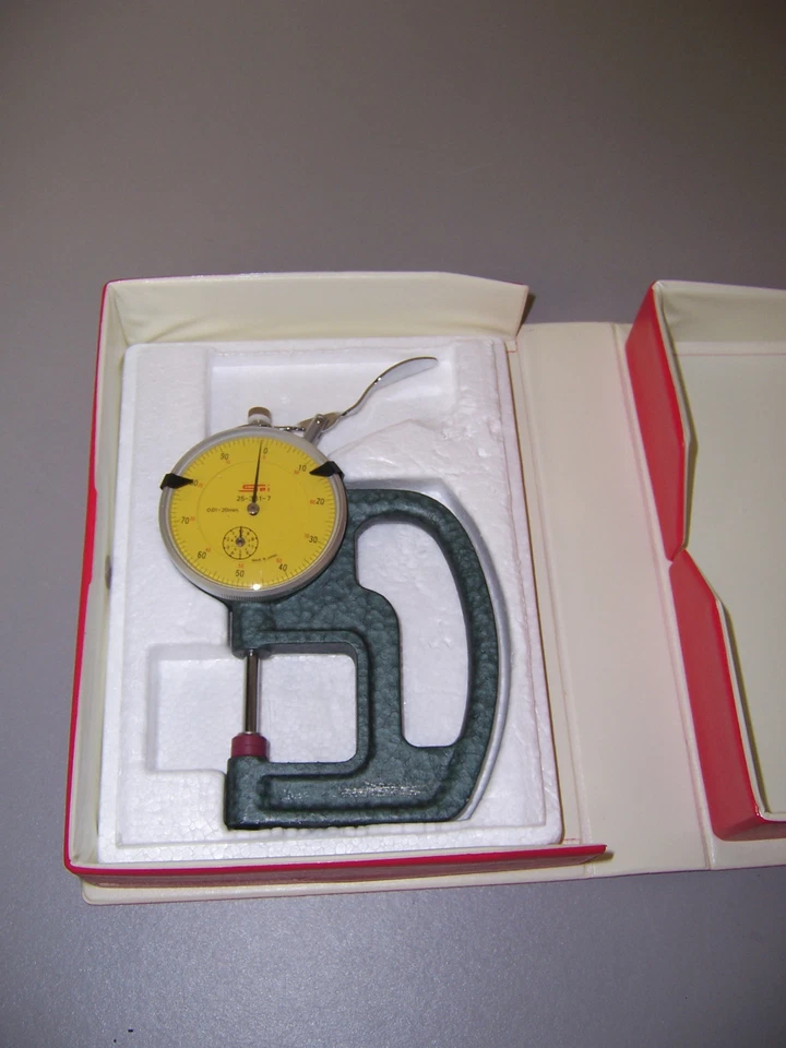 9068 SPI 25-361-7 THICKNESS GUAGE snap GAuGE RANGE 0.01 - 20MM - Image 2 of 4