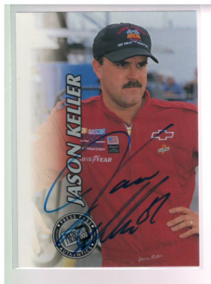 A3323 - 1999 Press Pass Neuzugänge #28 Jason Keller Auto / 500 - Nm-Mt