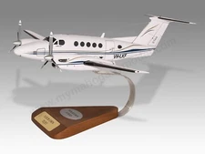 Beechcraft 200 Super King Air Star Aviation Desk Wood Airplane Model Large 1/48