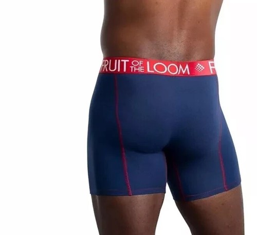 FRUIT OF THE LOOM MENS 3 PK BREATHABLE PERFORMANCE COOLING BOXER BRIEFS S,M,L,XL - Picture 3 of 5