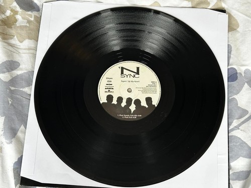 N SYNC - Tearin' Up My Heart UK 3-Track Promo 12" TIMBERLAKE Arista Recs