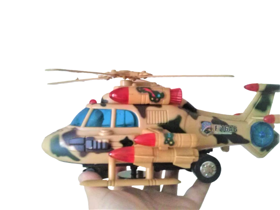 Helicóptero militar grande eléctrico del ejército de Estados Unidos modelo de juguete para niños (funcionado con pilas Foto 3 de 4
