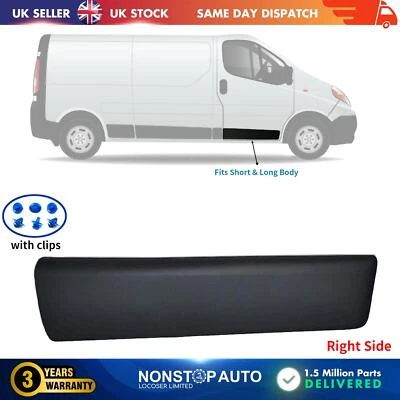 NONSTOP Avant Droit Panneau Porte Moulage Bordure Pour Renault Trafic II Opel Vivaro