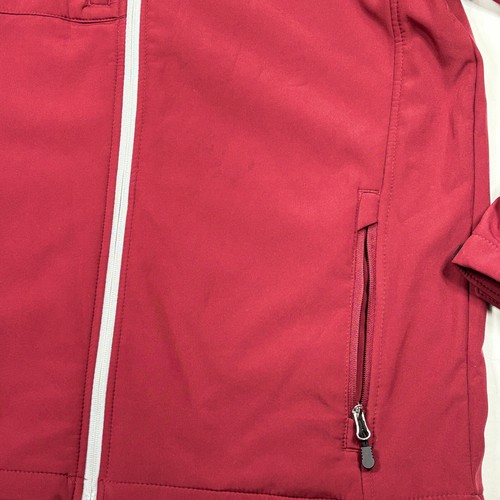 Stanford University Cardinals Red Soft Shell Full-Zip Fleece Lined Jacket Mens L - Picture 5 of 9
