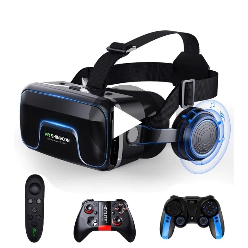 Virtual Reality Headset Goggles Video Game Binocular Immersive For