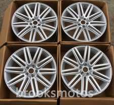 20 Silver Style Wheels Rims Fits For Bentley Continental Gt 20x9.5 Offset41