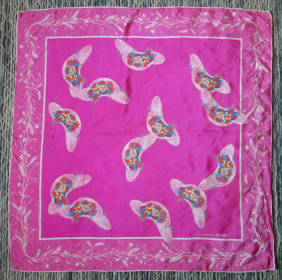 Foulard polyester décor bateaux