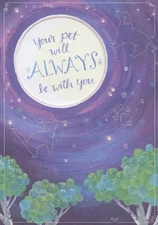 Cat and Dog Constellations Pet Sympathy Card Greeting Card by Designer Greetings