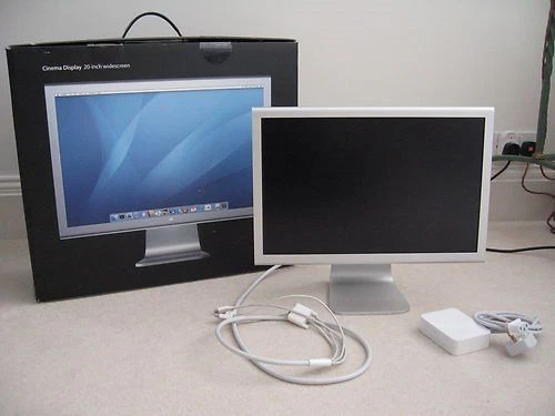 APPLE MAC CINEMA DISPLAY MONITOR A1081 20" 60GHZ 1680X1050 WIDESCREEN *24HR DEL