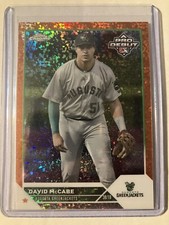 2023 Topps Pro Debut Orange Mini-Diamond Refractor #PDC-180 David McCabe /25