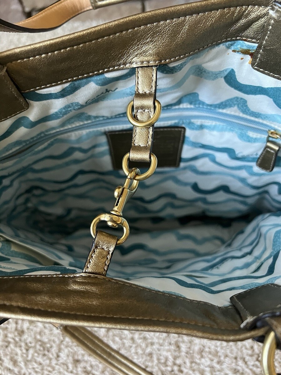 coach audrey starfish sling backpack Unique Coach Audrey Canvas Limited Edition Tote bag w/ Jeweled Starfish  17024