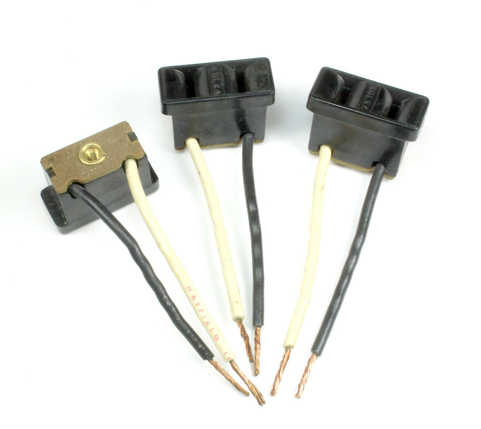 4pcs Convenience Attention brand Outlet 2 Prong With Leads Philadelphia Mall Black Devices Lamps