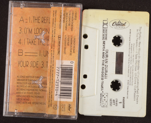Duran Duran - Seven and the Ragged Tiger (Cassette, 1983) - Picture 2 of 5