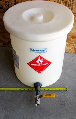 Scienceware Polly Crock 10 Gallon Parker Stainless Ball Valve Bio Fuels Ethanol