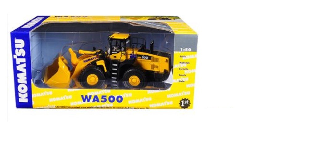 Komatsu WA500-7 Wheel Loader 1/50 Diecast Model by First