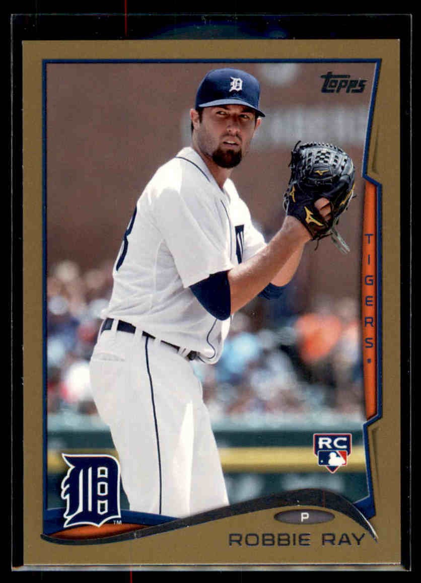 2014 Topps Update Gold Robbie Ray #US-284 Detroit Tigers #1394/2014