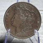1890 Morgan Silver Dollar $1 – AU/BU Details? Strong Luster 90% Silver Coin