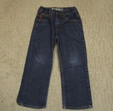 Ecko Unltd Jeans Boys 5 Blue Straight Baggy Youth Kids Pants Dark Wash Denim