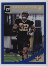 2018 Donruss Optic Rookies Blue Prizm 53/149 Marcus Davenport #106 17xm