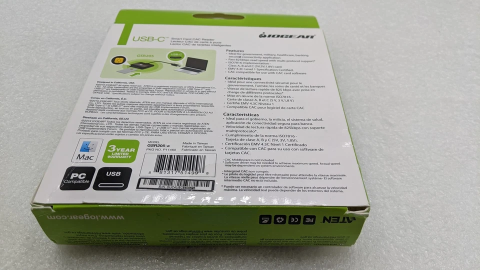 IOGEAR GSR205 USB-C Card Reader - New In Box - Image 4 of 4