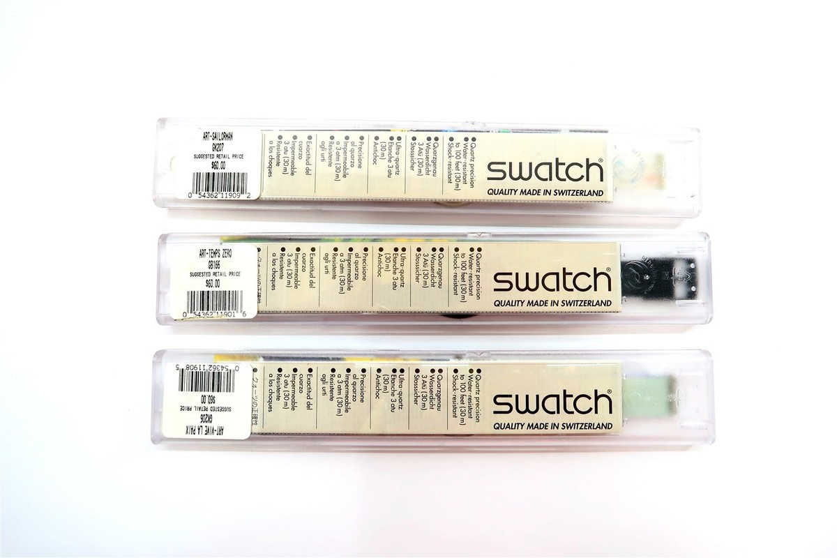 NEW 6 Piece Swatch Watch GZS11 Limited Edition Artist Series Boxed