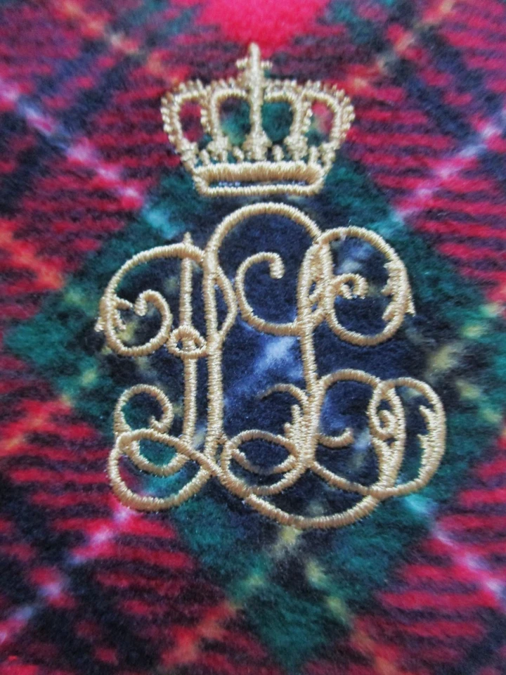 NUEVO Conjunto de pijama polar Ralph Lauren rojo a cuadros vacaciones de Navidad para mujer XL grande Foto 3 de 4