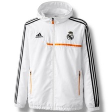 2013/14 REAL MADRID TRAINING /TRAVEL SOCCER FOOTBALL TRACK JACKET ADIDAS SIZE L