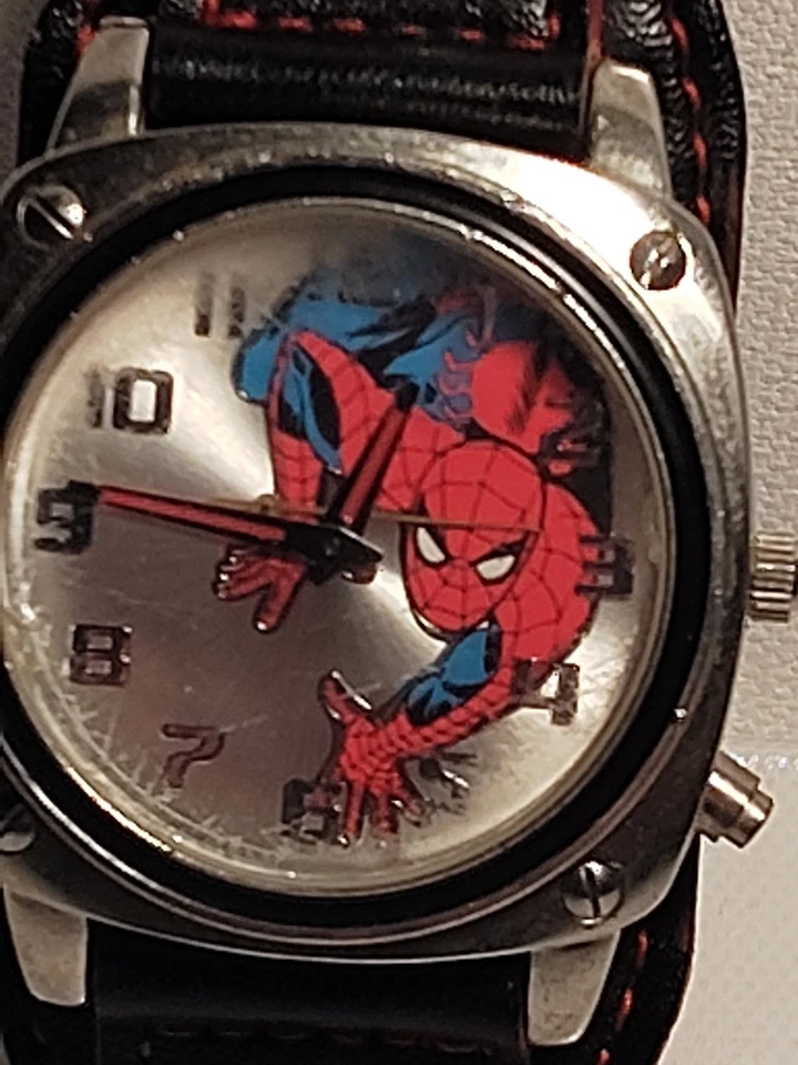 Rare Vintage Marvel The Amazing Spider-Man Wristwatch S/N. SPM AQ16031 Japan Mov - Image 3 of 4