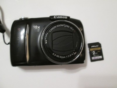 Canon PowerShot SX110 IS 9MP Digital Camera 10x Zoom + 2gb SD Card