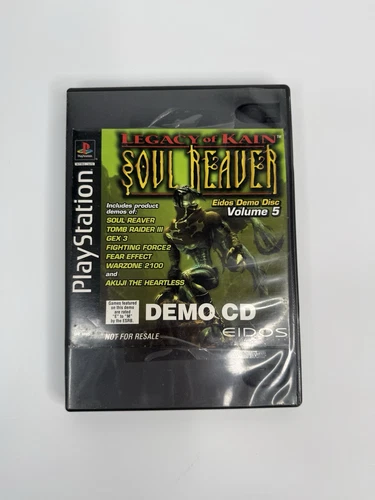 Rare Eidos Warzone 2100/Soul Reaver/Gex 3 Demo Disc (PlayStation 1, 1998)