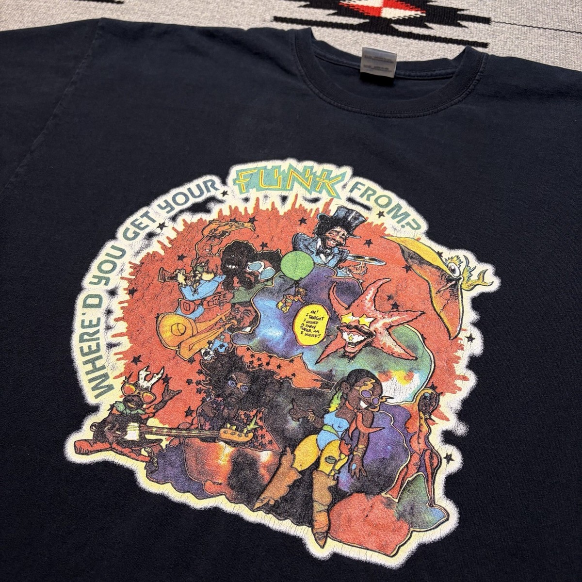 Vintage 90s 2000s Del The Funky Homosapian Graphic Rap Hip Hop T