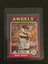 2024 Topps Heritage Mini - Throwback Uniform Variation Mike Trout #52