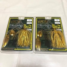 Megabass V FLAT Spinnerbait 3/7oz FG Fire Gold 2 Piece Set Bass Lure