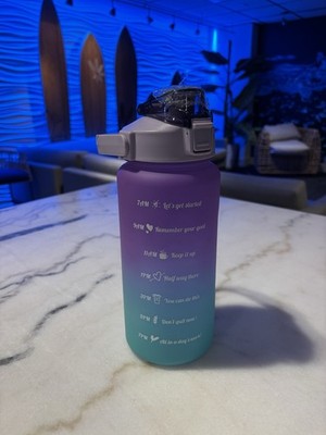 New motivational time marker bottle designed to track daily hydration goals