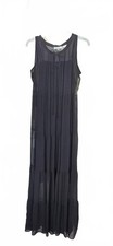 Calvin Klein Black Sleeveless Maxi Dress Size 8