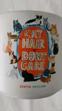 ZOETIS Collectible Coffee Mug Cup 14oz Cat Hair Don't Care EUC Rare