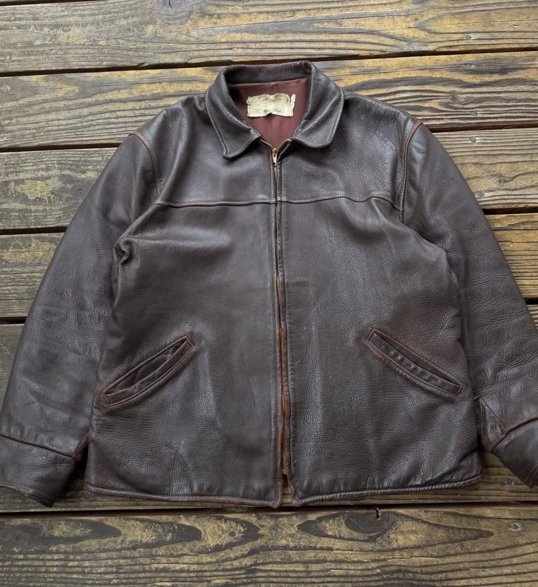 1950s Leather Outerwear Coats & Jackets for Men for sale | eBay