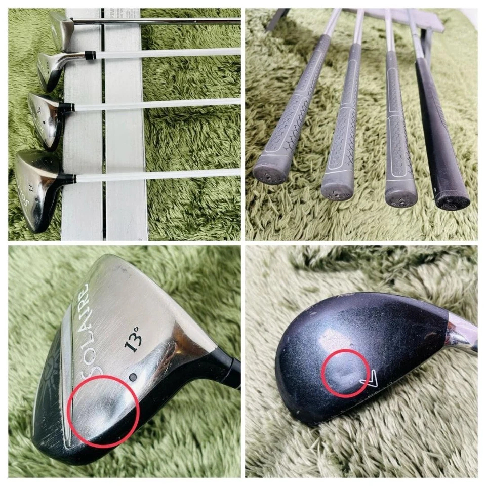 Callaway Solaire 8-Piece Set Ladies Golf Right 1W.5W.6UT.7.9.P.S.Pt FLEX L - Image 4 of 4